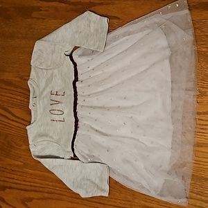 Cute Sparkle LOVE Dress